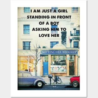 Notting Hill retro travel art print Posters and Art